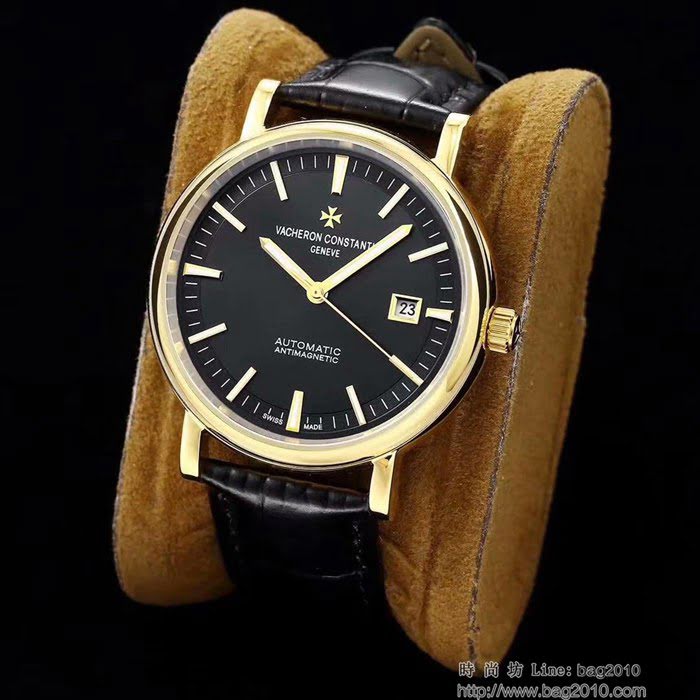 江詩丹頓 Vacheron Constantin YG廠 2019首發新款 縱橫升級版 821A零返修機芯 超強夜光 深度防水 男士腕表  wssb5046